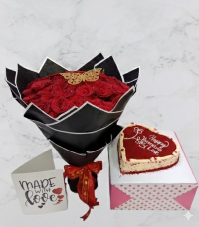 valentine cake meru