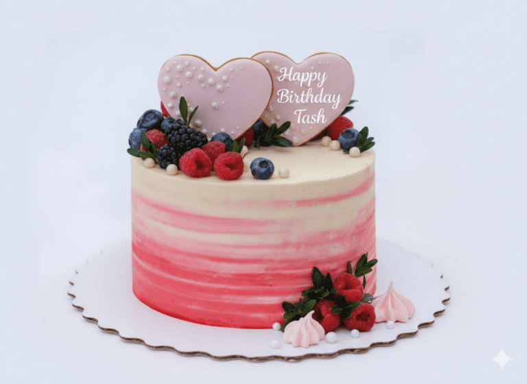 Love themed cake